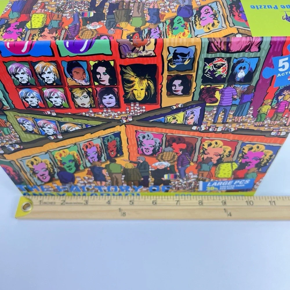 Andy Warhol The Factory 500 Pc Jigsaw Puzzle Pop Art Retro Birth Of Cool Retired